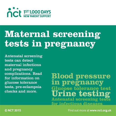 Pin on Antenatal screening and tests