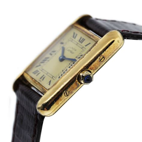 Vintage Cartier Tank 925 Vermail Ladies Watch-Boca Raton