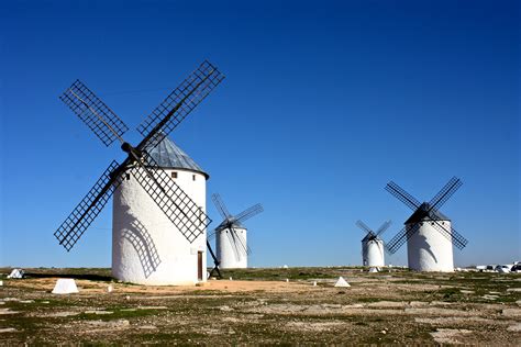 Don Quixote’s Windmills in La Mancha, Spain