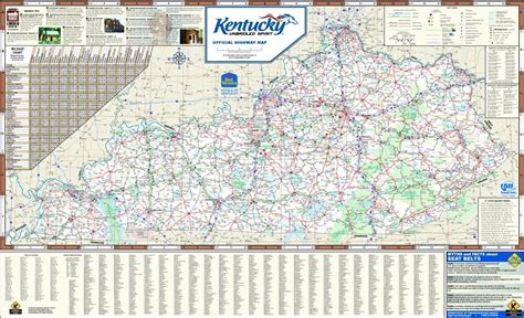 Large Administrative Map Of Kentucky State With Highw - vrogue.co