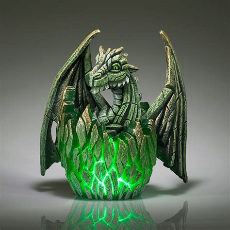 Edge Sculpture - Dragon Egg Illumination - Green - FREE UK P&P