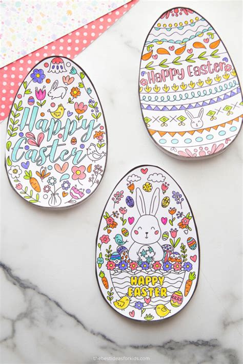 Easter Egg Cards (Free Printables) - The Best Ideas for Kids