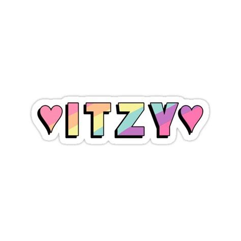 "ITZY KPOP" Sticker for Sale by shannonpaints