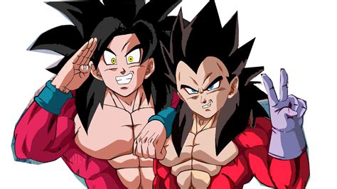 Super Saiyan 4 Goku and Vegeta by Robzap18 on DeviantArt