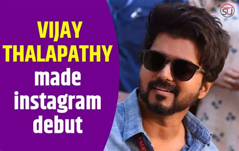 Thalapathy Vijay Made A Bang Entry On Instagram, Gains More Than 4 Million Followers In 19 Hours ...