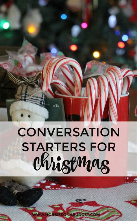 Conversation Starters for Christmas Dinner - Hobbies on a Budget