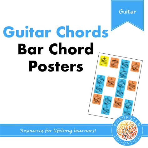 Guitar Bar Chords | Teaching Resources