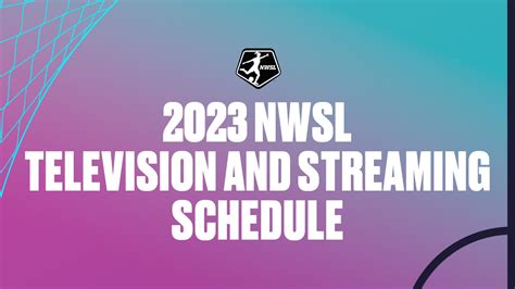 The full 2023 NWSL... - National Women's Soccer League | Facebook