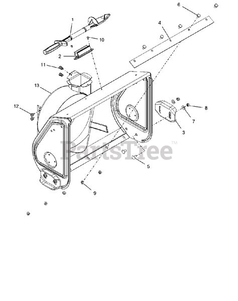 Ariens 920021 - Ariens Compact 24" Snow Blower (SN: 086470 - 179999) Housing Parts Lookup with ...