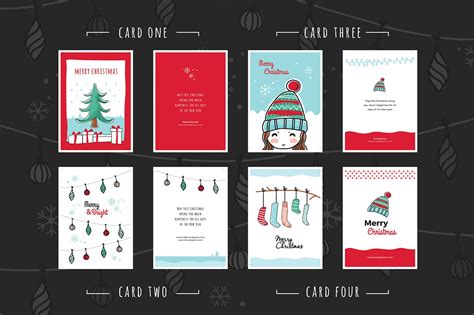 Free Christmas Card Templates for Photoshop & Illustrator - BrandPacks