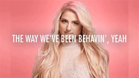 MEGHAN TRAINOR - LET YOU BE RIGHT ( LYRICS/LYRIC VIDEO ) - YouTube