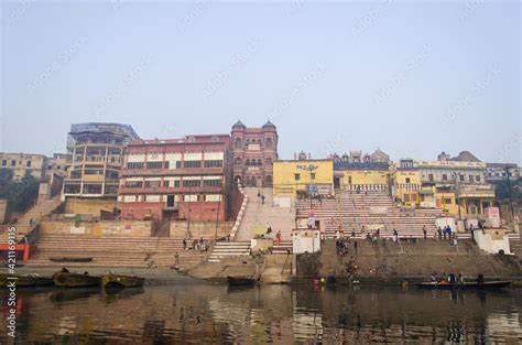 Famous ghats of Varanasi Stock Photo | Adobe Stock