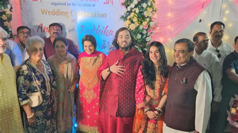 Anant Ambani, Radhika Merchant Commence Pre-Wedding Festivities With ...