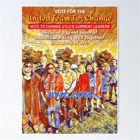 "Vote For Change Poster" Poster for Sale by joesegal | Redbubble