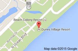 Map of Dunes Village Resort | Map, Resort, Vacation