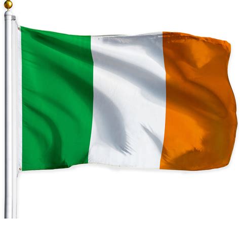 G128 - IRISH FLAG 3'x5' PRINTED POLYESTER IRELAND COUNTRY FLAG ...