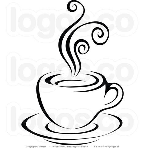 Coffee Cup Clip Art Black White | Clipart Panda - Free Clipart Images | Coffee clipart, Coffee ...