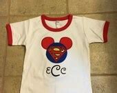 Items similar to Family Disney Shirts, Super Heros Mickey Shirt, Minnie Shirt, Personalized ...