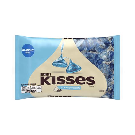 Hershey's Kisses Cookies 'N' Creme Candy Classic Bag, 10.5 oz. - Walmart.com