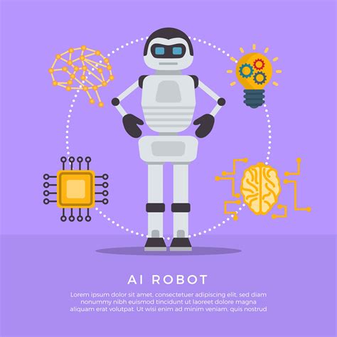 Flat AI Robot Vector Illustration 191988 Vector Art at Vecteezy