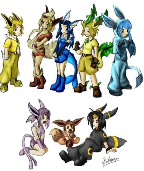 Eevee evolutions anime - Pokémon Fan Art (9116463) - Fanpop