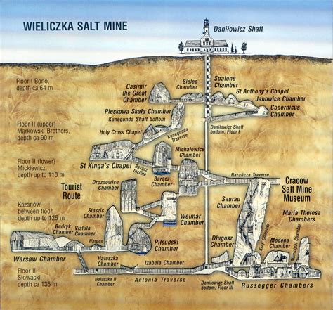 Map of the underground salt mine | The Freaky