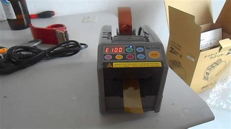 ZCUT 9 Kapton tape cutting dispenser machine testing video - YouTube