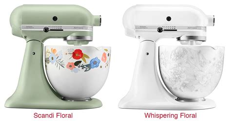 New KitchenAid Ceramic Bowls to Match Colorful Stand Mixer