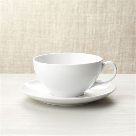 Aspen Cappuccino Cup with Saucer + Reviews | Crate & Barrel Canada