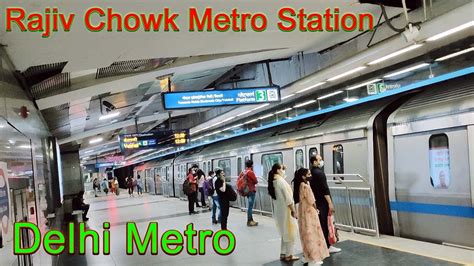 Rajiv Chowk Metro Station Delhi | rajiv chowk metro station | rajiv chowk | Delhi Metro - YouTube