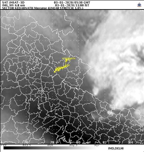 weather forecast nowcast warnings satellite imagery gangotri yamunotri ...