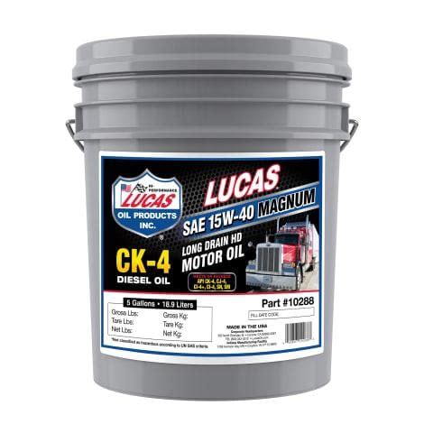 CK-4 SAE 15W-40 Magnum Diesel Oil by Lucas Oil at Fleet Farm