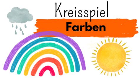 Kindergarten: Kreisspiel zum Thema Farben - kinderlachen-ideen