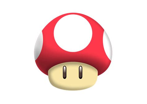 Super Mario Super Mushroom Vector - SuperAwesomeVectors