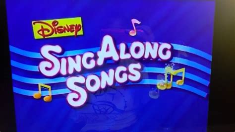 Disney Sing Along Songs Opening - YouTube