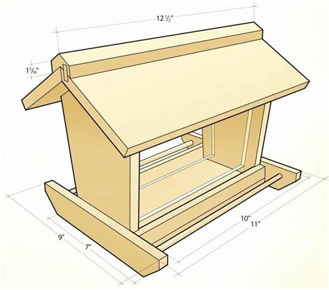 Birdhouse Woodworking Plans | Wooden bird feeders, Birdhouse woodworking plans, Bird feeder plans