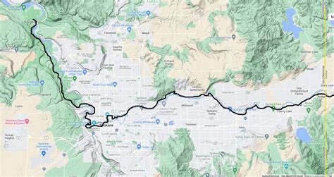 Spokane River Centennial State Park Trail