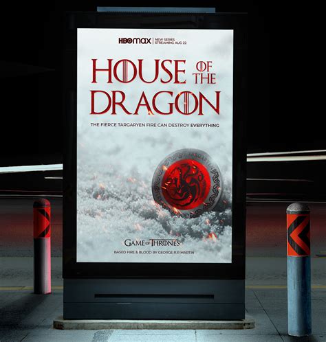 Promo poster House of the Dragon on Behance