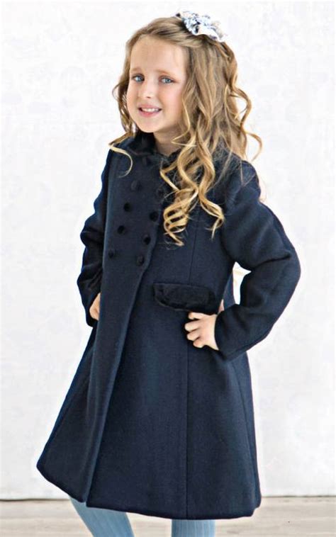 Girls' winter coats in sizes 12 months to 9 years. Made in Spain