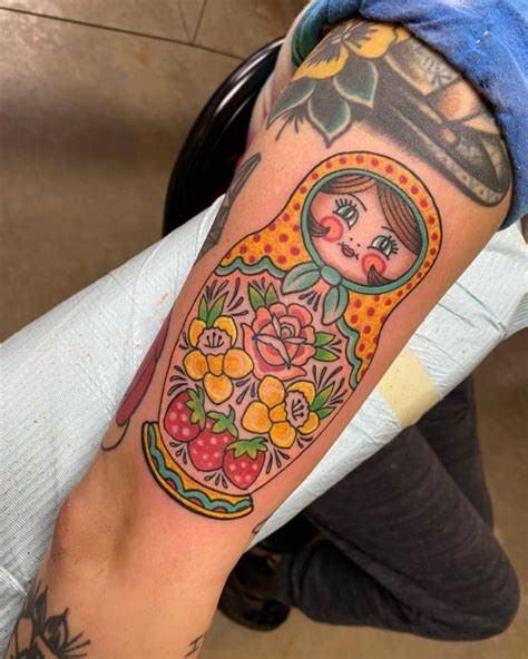 30 Unique Matryoshka Tattoos You Must Try | Xuzinuo