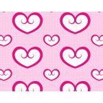 Polka dots love pattern | Free SVG