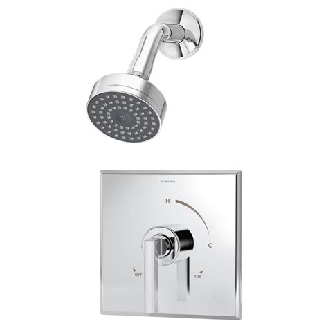 Symmons Duro Single-Handle Shower Valve Trim Kit in Chrome (Valve Not Included)-3601-1.5-TRM ...