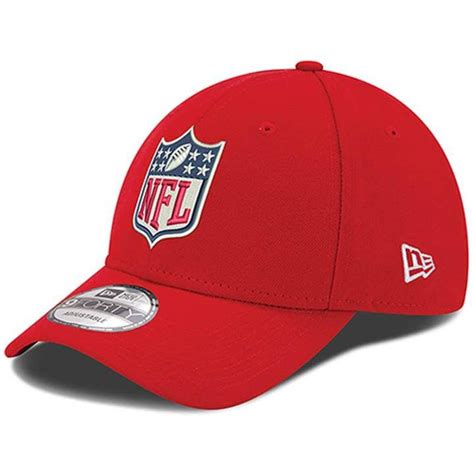 Men's New Era Red NFL Shield Logo 9FORTY Adjustable Hat | New era logo ...