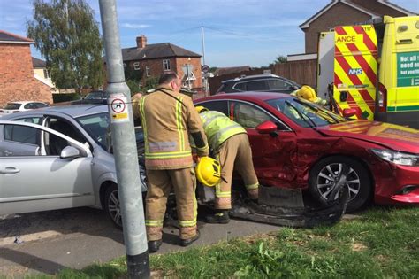 Lichfield crash sees elderly man airlifted to hospital after collapse ...