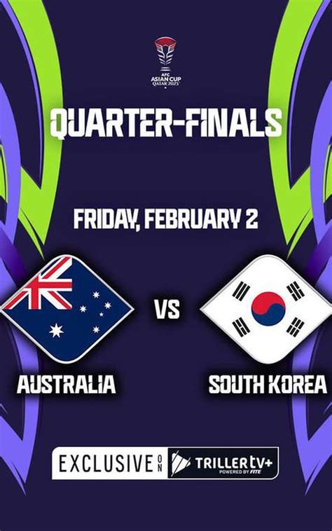 AFC Asian Cup Qatar 2023: Australia vs Korea Republic - Official Replay - TrillerTV - Powered by ...