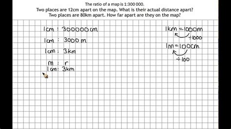 Using A Map Scale Worksheet