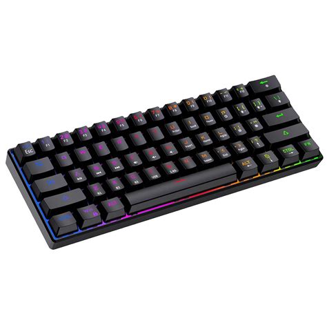 Buy Bluetooth 5.0 Mechanical Keyboard,Compact 61 Keys Keyboard,60% ...