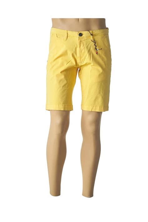 Recycled Art World Shorts 1 Homme Couleur Jaune, Achetez en ligne pas cher Petit Bateau shop