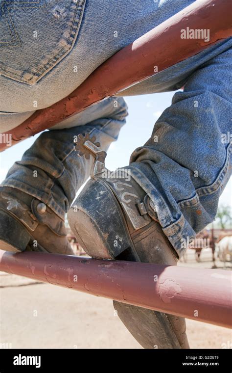 Cowboy boots spurs hi-res stock photography and images - Alamy