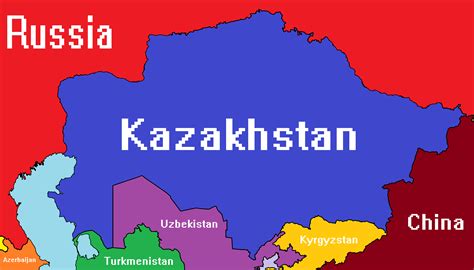 Kazakhstan but with their border with Russia set to the Ural and Irtysh ...